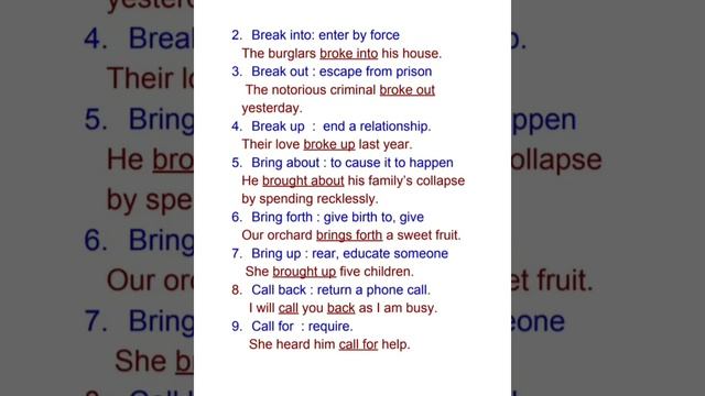 Phrasal verbs, useful for spoken English смотреть онлайн