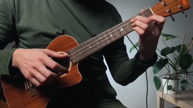Coolio - Gangsta's Paradise ukulele fingerstyle смотреть онлайн