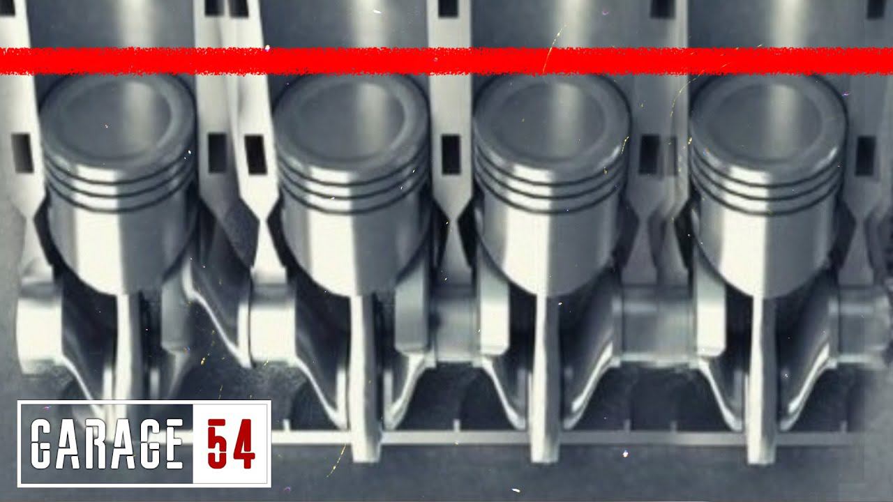 Однотактный двигатель - Все поршни в один такт смотреть онлайн