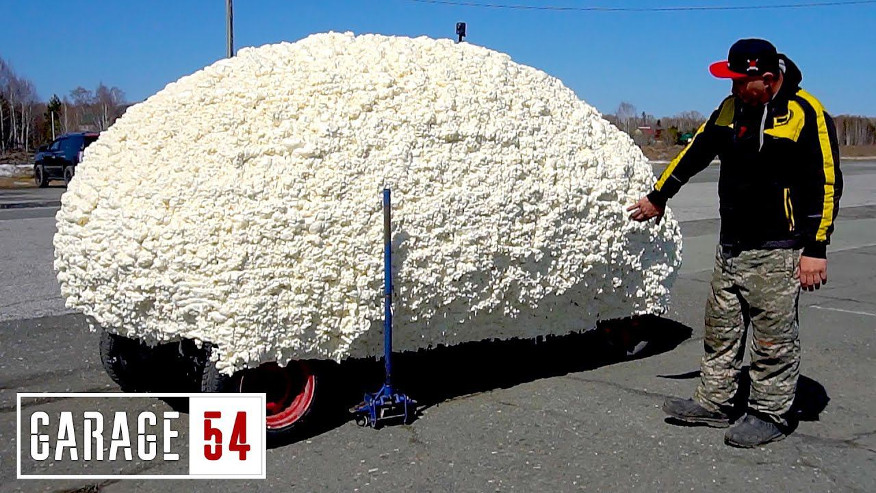 МАШИНА-ШАР из ПЕНЫ - КАК ЕЙ УПРАВЛЯТЬ? смотреть онлайн