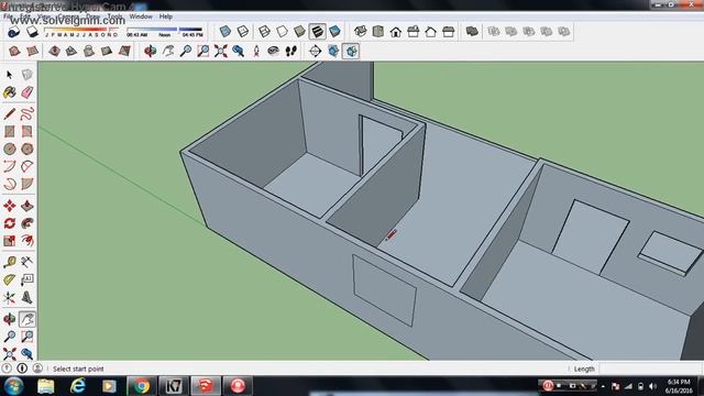 SketchUp Tutorials in Hindi Part - 4 (door & windows designing) смотреть онлайн