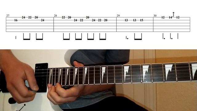 Silent Night, Bodom Night Guitar Solo Lesson - Children Of Bodom (with tabs) смотреть онлайн