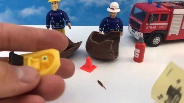 Surprise Egg with Fireman Sam, Unboxing for Kids with a funny Story смотреть онлайн
