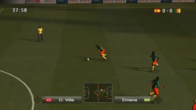 ЧМ-2018 Испания - Камерун || Матч 36 | 1 тайм [PES-2009] смотреть онлайн