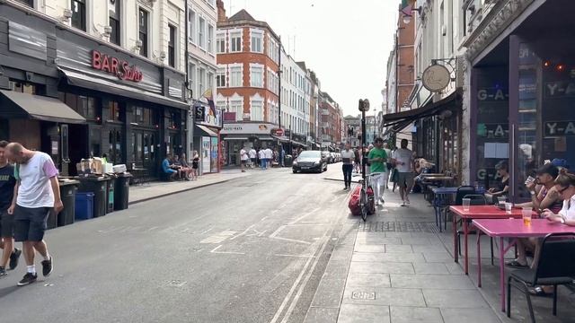 London Summer Walk 🇬🇧 London West End, SOHO To Piccadilly Circus | London Walking Tour 4K.