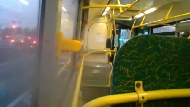 Поездка на автобусе Лиаз 5292.22 по маршруту С8 Метро Нагатинская - Метро Каширская в Москве (Ч.2) смотреть онлайн