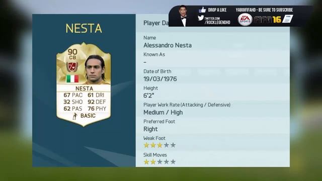 FIFA 16 OFFICIAL NEW LEGENDS RATINGS! смотреть онлайн