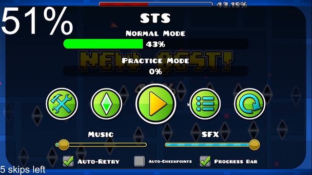 The Recent Tab Roulette (Geometry Dash)