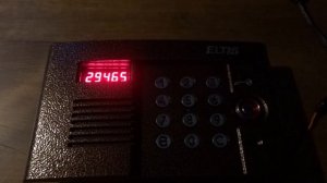 Домофон Eltis DP400TDC16: Смена времени открытия домофона