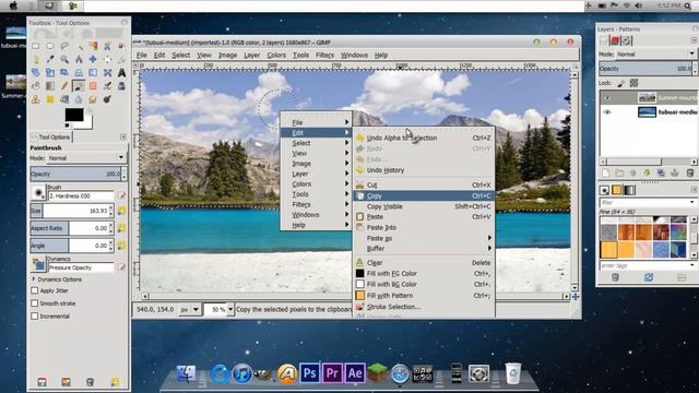 GIMP Tutorial: Basic Matte Painting смотреть онлайн