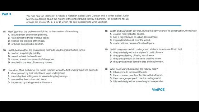 C1 Advanced (CAE) Listening Test 32 with answers смотреть онлайн