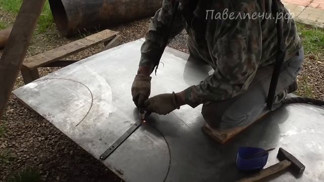 Печь для бани из трубы с баком из нержавейки и дверкой со стеклом смотреть онлайн