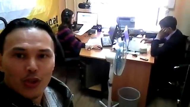 Радио "Рассвет" города Костаная. Рабочее место диджеев. Мой любимый Костанай. смотреть онлайн