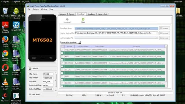 SP Flash tool error checksom 1041 last solution смотреть онлайн