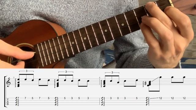 ukulele. Marshmello & Anne-Marie - FRIENDS ukulele tutorial/cover смотреть онлайн