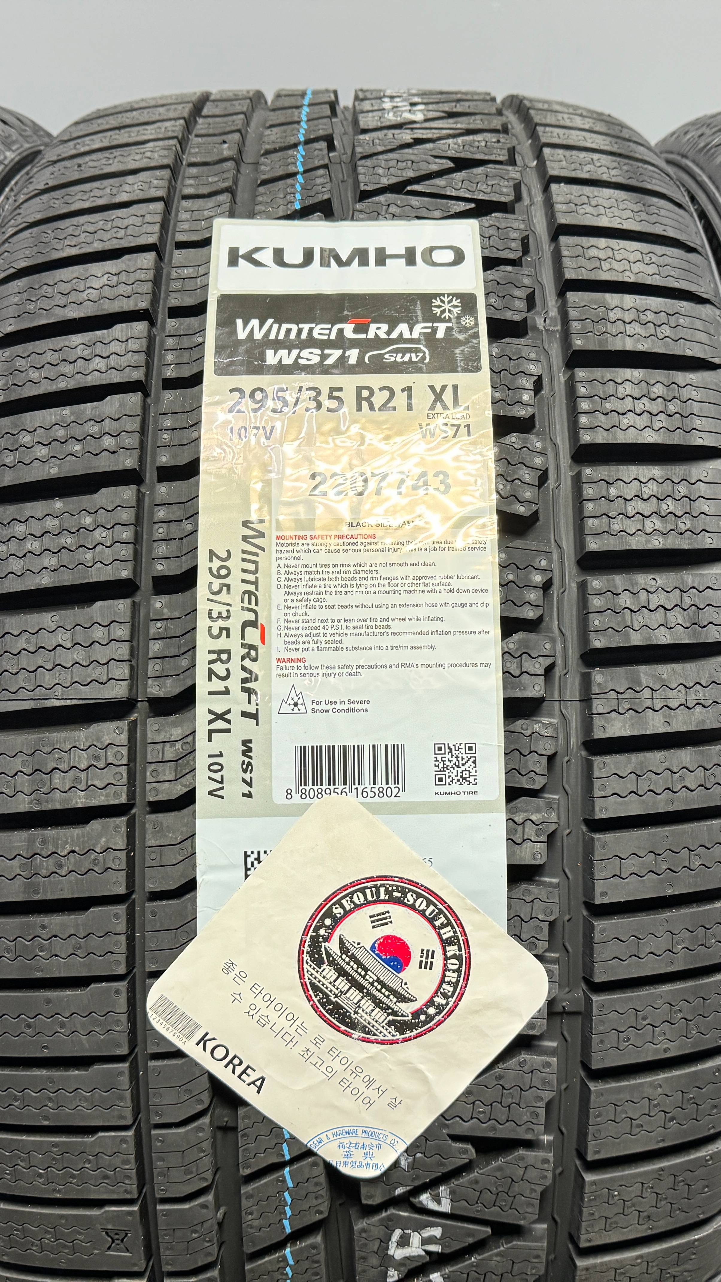 Kumho WinterCraft SUV WS71 295/35 R21 107V XL