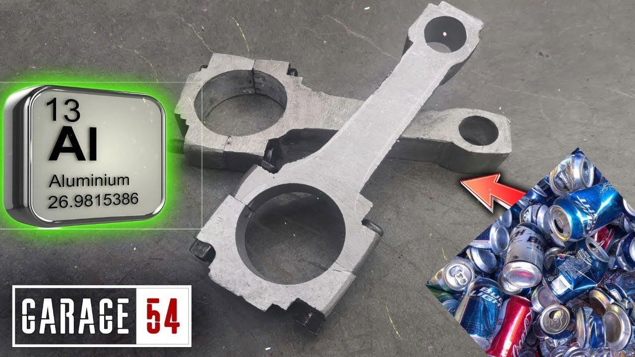 Самодельные шатуны из Алюминиевых банок смотреть онлайн