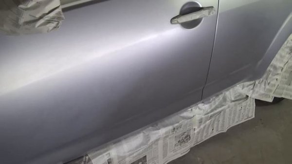 Покраска пятном переходом.