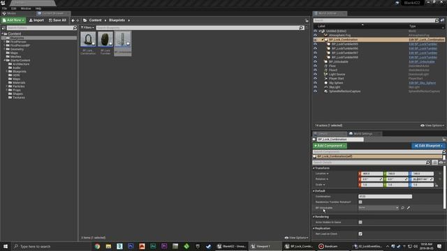UE4 Blueprints Tutorial - Combination Lock - Part 2 смотреть онлайн