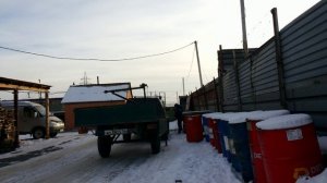 Мини кран на прицеп «Пупок»