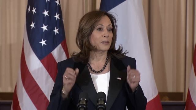Secretary Blinken and Vice President Harris host a State luncheon honoring French President Macron смотреть онлайн