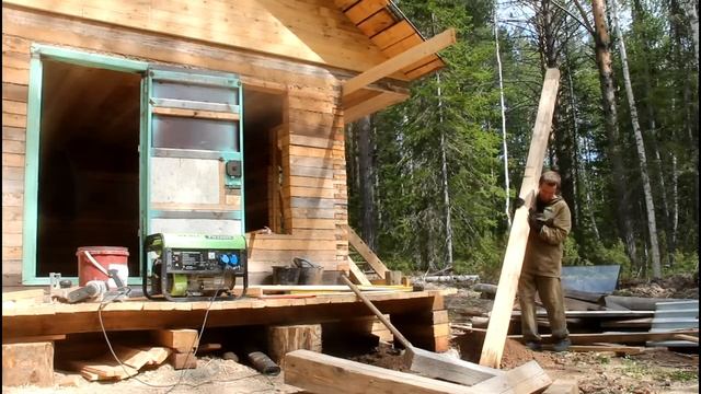 строим новую избу в лесу смотреть онлайн