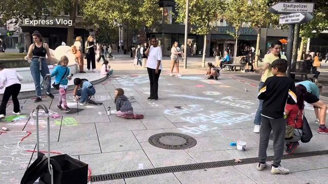 Walking Tour 4K | A day in Frankfurt | Beautiful Last Summer 2024 | Express Vlog смотреть онлайн