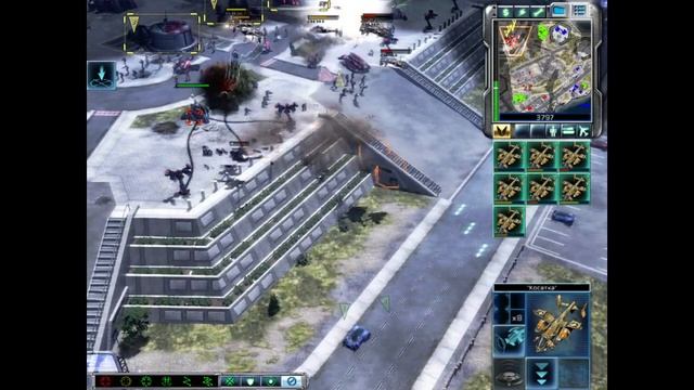 Command and Conquer 3 Tiberium Wars ГСБ(4#) Авиабаза Лэнгли | Высокая Сложность. смотреть онлайн