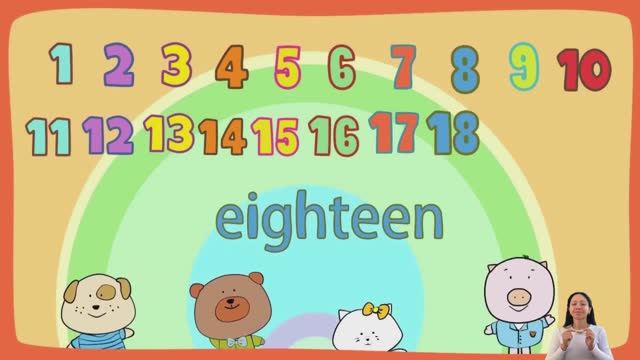 Цифры на английском с 1-20 смотреть онлайн