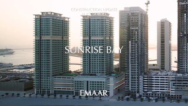 EMAAR BEACHFRONT 2023 Прогресс строительства Эмар Бичфронт