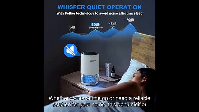 Letcren dehumidifiers for home up to 280 sq.ft review - high-efficiency, quiet, and portable смотреть онлайн