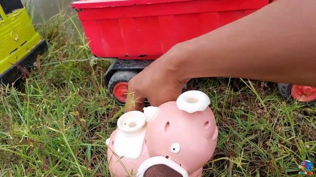 Truk Oleng Angkut Gajah Sirkus Lucu Sapi Buaya Bebek Angsa Ayam Warna-Warni Dinosaurus Kura-Kura смотреть онлайн