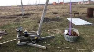 Кран своими руками для подъёма бруса 1часть