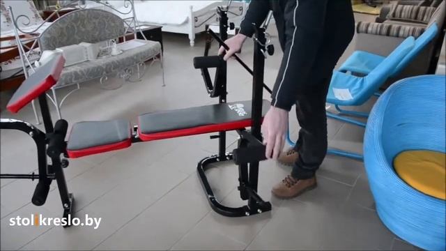 Скамья для жима с партой Atlas Sport PROFI 01 смотреть онлайн