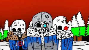 Murder time trio vs epic sans animation