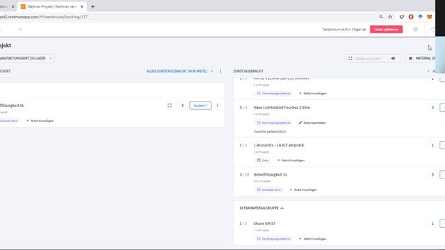 Rentman Training Webinar 2 - Übersichtliches Lagermanagement смотреть онлайн