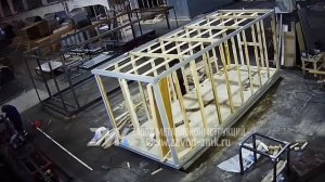 Производство блок контейнера на заводе ЗМК   7 часов за 4 мин