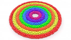 Мультики для детей, учим формы на английском языке, разноцветные шарики