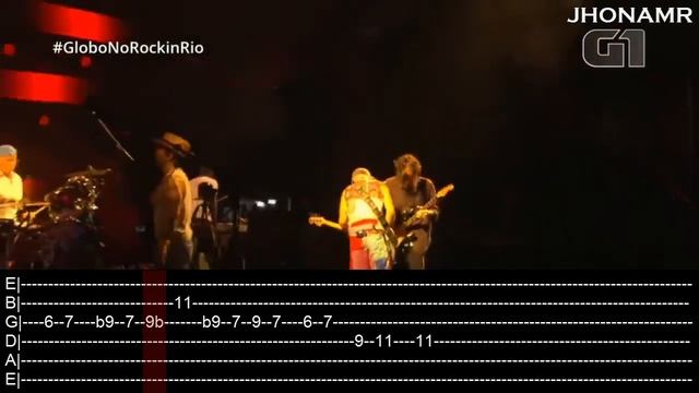 RHCP - The Zephyr Song solos Live - Rock in Río (2019) - Josh Klinghoffer - TABS смотреть онлайн