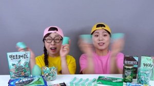 Мятно-шоколадное печенье-мороженое Мукбанг ДОНА DONA