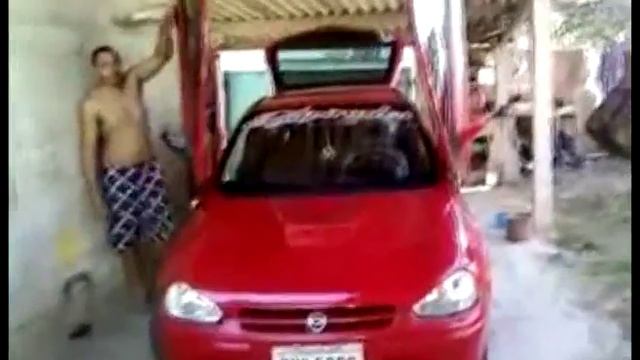 Corsa Wind com lambo door Tuning doors - Portas verticais: Abrindo 90° смотреть онлайн