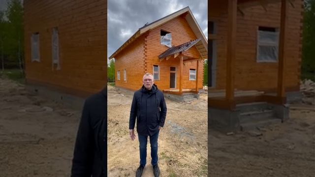 Дом из профилированного бруса Киржачский район Владимирская область смотреть онлайн