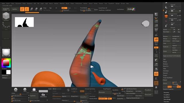 Beginner's Introduction To Nanomesh - ZBrush Tutorial смотреть онлайн