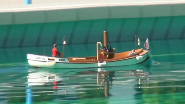 Emden Dampf Barkasse lancement de vapeur steam launch stoomboot