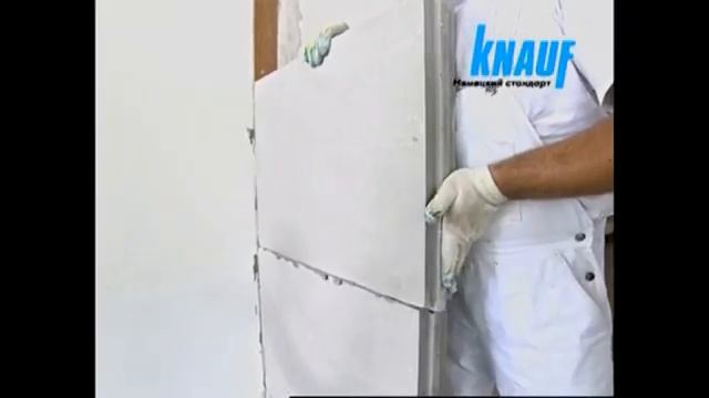 Монтаж перегородки с использованием ПГП (пазогребневых плит)