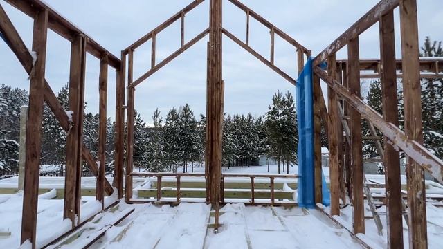 Каркасный дом с шикарным видом в Кемерово. Промежуточный обзор. смотреть онлайн