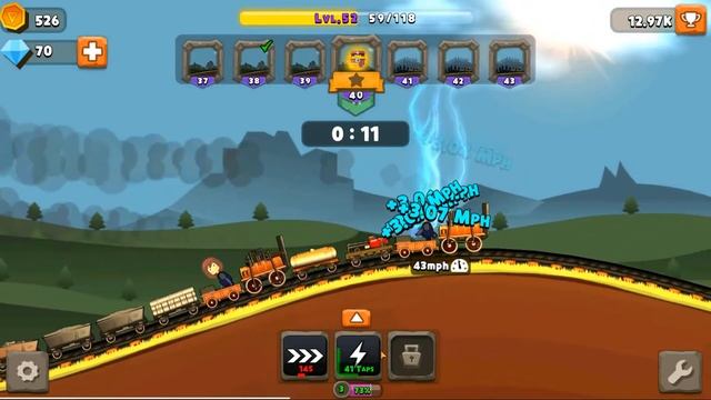 TrainClicker Idle Evolution➤Часть 1. Первые 100 уровней. Покупаем новые вагончики➤Прохождение смотреть онлайн