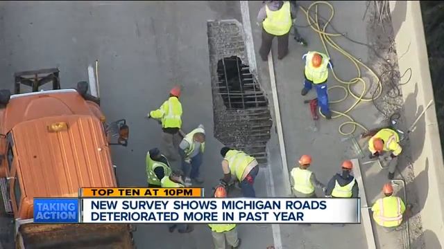 New report shows Michigan's roads have deteriorated in last year смотреть онлайн