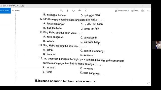[Zoom] Bahasa Jawa, 4 September 2020 смотреть онлайн