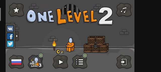 ПРОХОЖДЕНИЕ ИГРЫ One Level 2   1-52 уровней